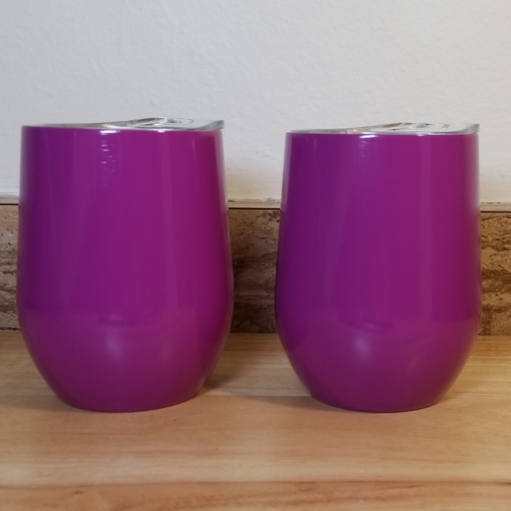 2-Pack 12 oz Double-Insulated Stemless Tumblers - Picture 3 of 3